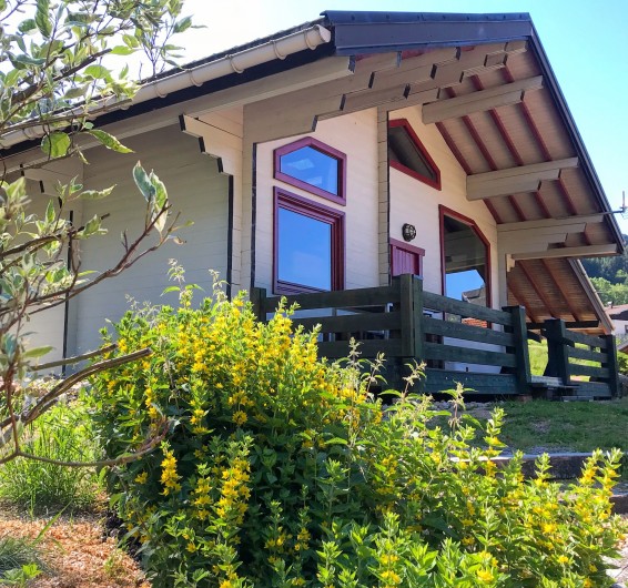 Location de vacances - Chalet à La Bresse - Chalet au printemps