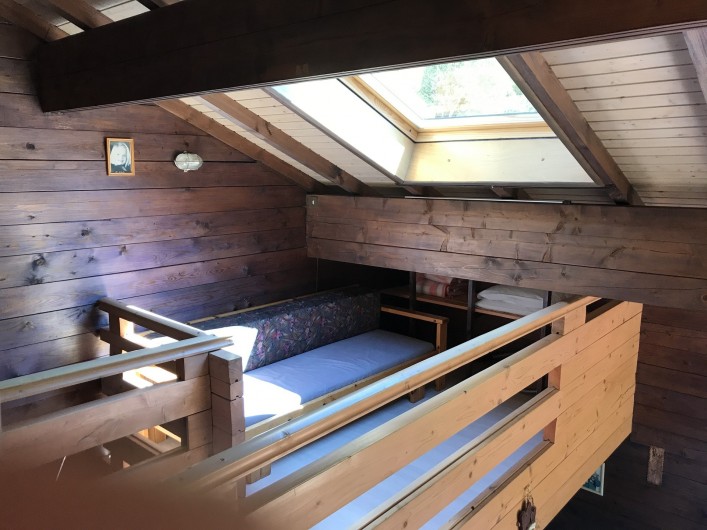 Location de vacances - Chalet à La Bresse - Canapé-lit de la mezzanine