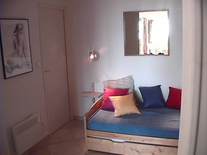 Location de vacances - Appartement à Cassis - La petit chambre avec lits gigognes