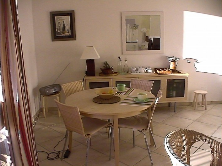 Location de vacances - Appartement à Cassis - La salle à manger