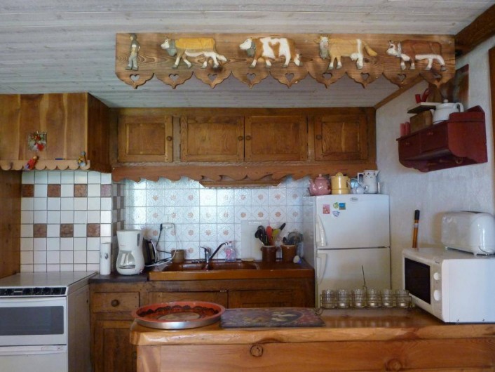 Location de vacances - Chalet à Lanslevillard - Appartement "Côté ruisseau"