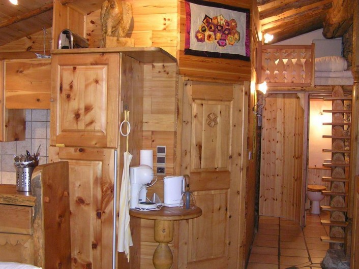 Location de vacances - Chalet à Lanslevillard - Appartement "Montagne"