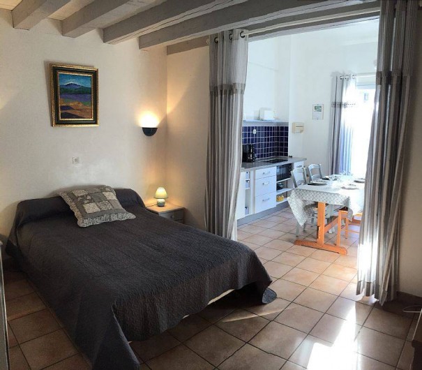 Location de vacances - Gîte à Vacqueyras - Lit double