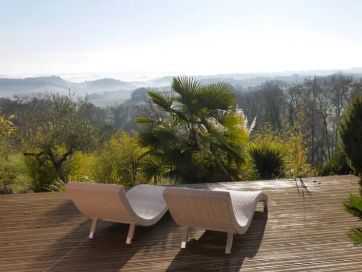 Location de vacances - Villa à Castin - Vue sur le paysage gersois