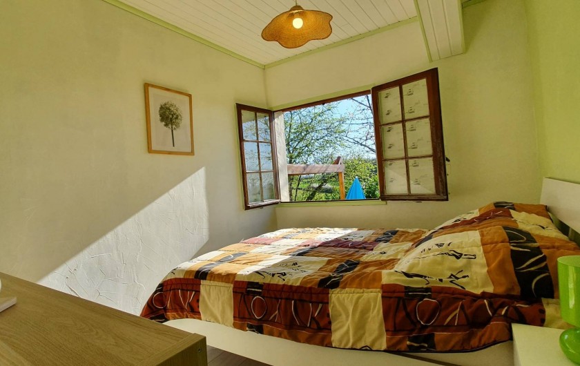 Location de vacances - Appartement à Peyrilles - La chambre parentale