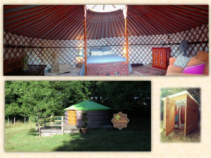 Location de vacances - Gîte à Donzy - Yourte