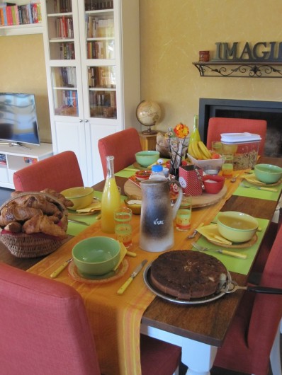 Location de vacances - Chambre d'hôtes à Soulac-sur-Mer - Soulac'Ouette - Petit-déjeuner complet intérieur