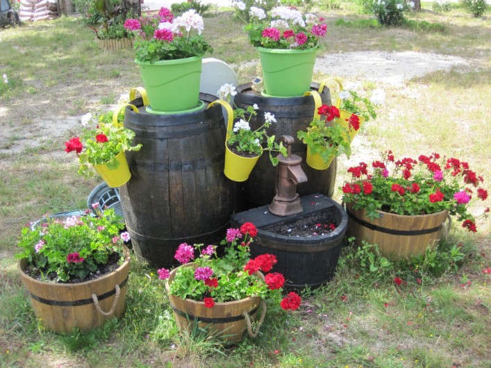 Location de vacances - Chambre d'hôtes à Soulac-sur-Mer - Soulac'Ouette - Barriques en fleurs
