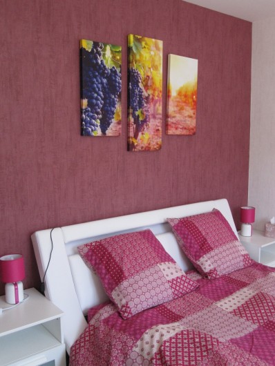 Location de vacances - Chambre d'hôtes à Soulac-sur-Mer - Soulac'Ouette -Chambre Côté Vignes