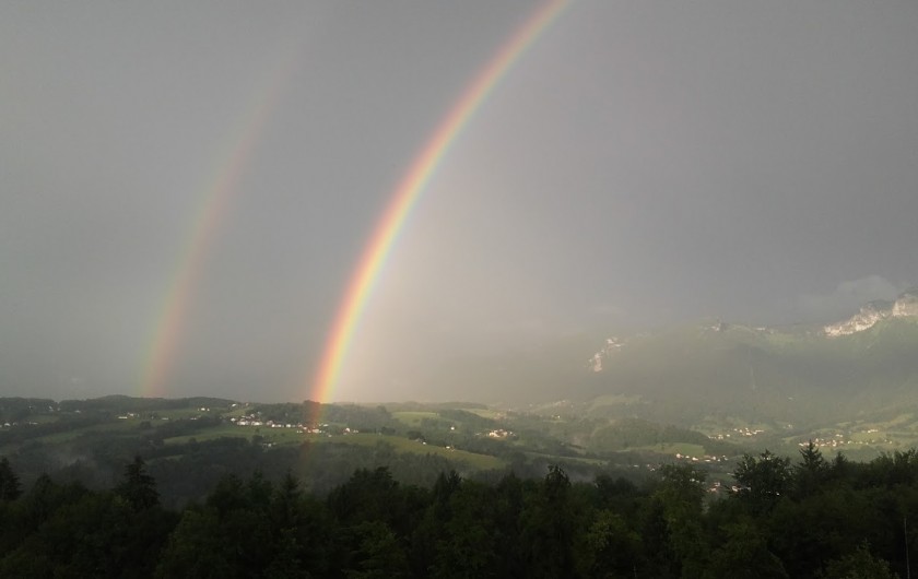 Location de vacances - Appartement à Charvonnex - paysage vu de la maison