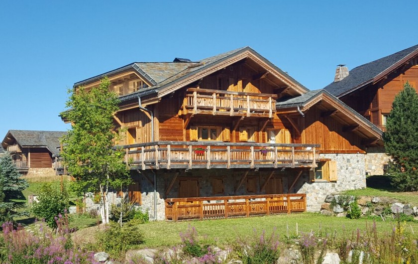 Location de vacances - Chalet à L'Alpe d'Huez - Eté côté Sd