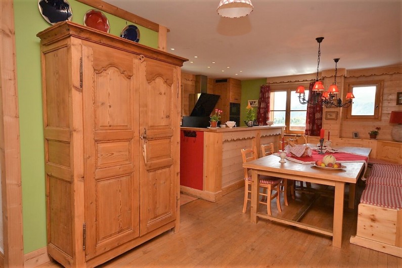 Location de vacances - Chalet à L'Alpe d'Huez - Salle à manger