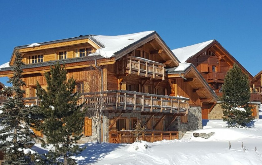 Location de vacances - Chalet à L'Alpe d'Huez - Hiver côté Sud