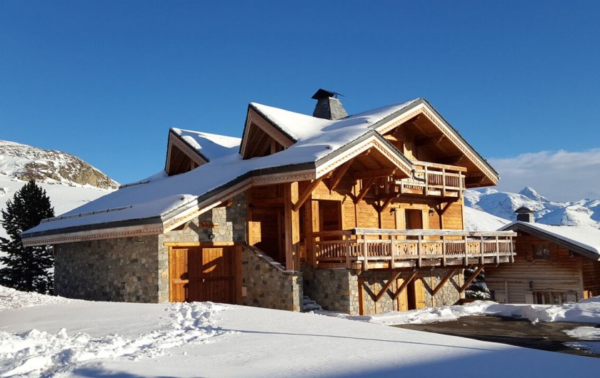 Location de vacances - Chalet à L'Alpe d'Huez - vue côté Ouest