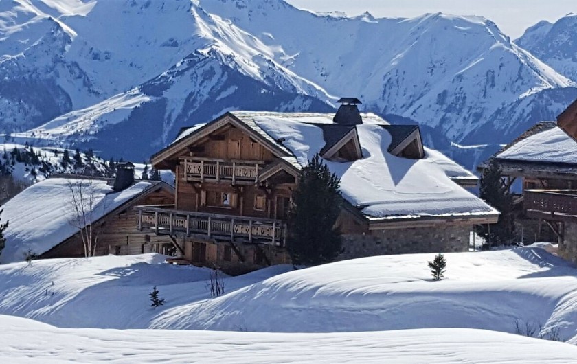 Location de vacances - Chalet à L'Alpe d'Huez - Le chalet côté Est
