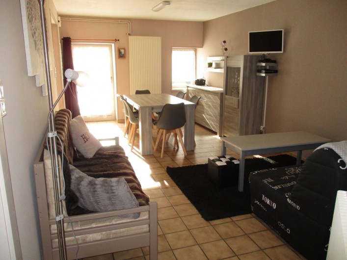 Location de vacances - Appartement à Corcieux - salon, salle à manger