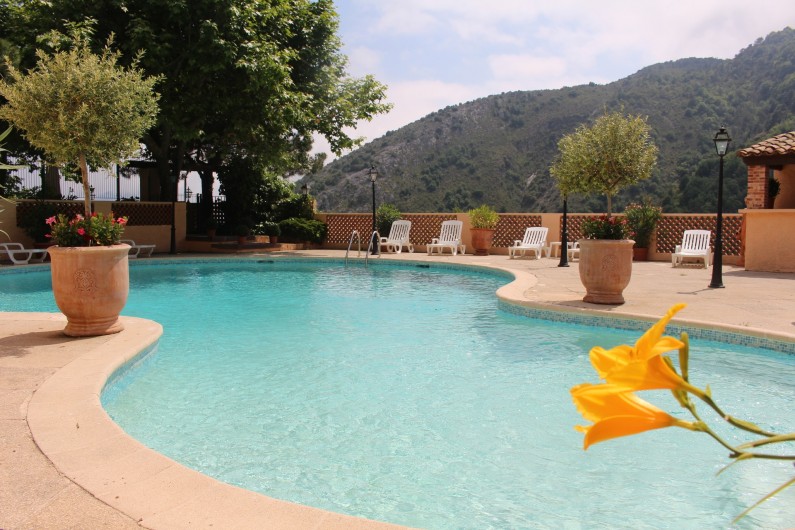 Location de vacances - Gîte à Utelle - Piscine