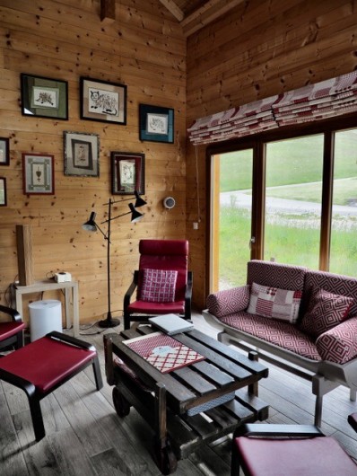 Location de vacances - Chalet à La Pesse - salon