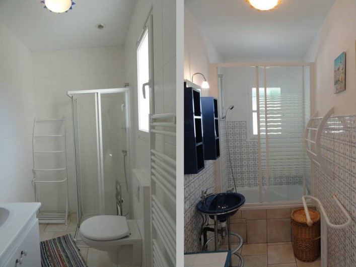 Location de vacances - Villa à Sainte-Marie-de-Ré - salle de bain et salle d'eau