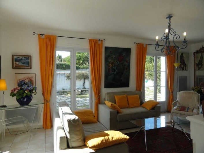Location de vacances - Villa à Sainte-Marie-de-Ré - salon