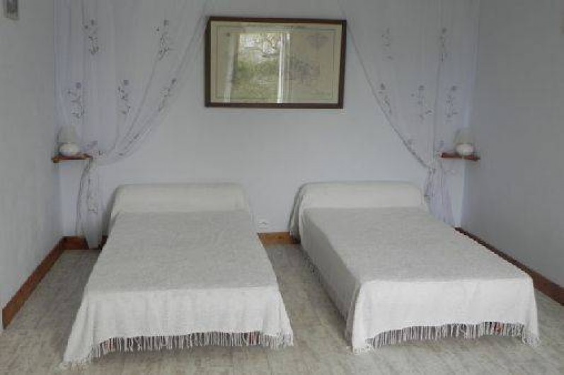 Location de vacances - Gîte à La Chapelle-aux-Naux - CHAMBRE AVEC DE LITS DE 90  ET CANAPE CONVERTIBLE (sur photo n°5)