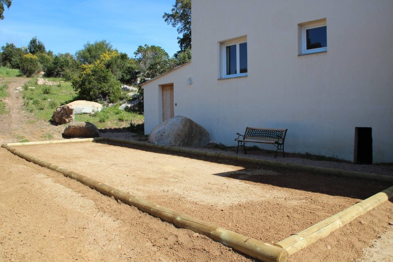 Location de vacances - Villa à Sainte-Lucie de Porto-Vecchio - TERRAIN DE PÉTANQUE