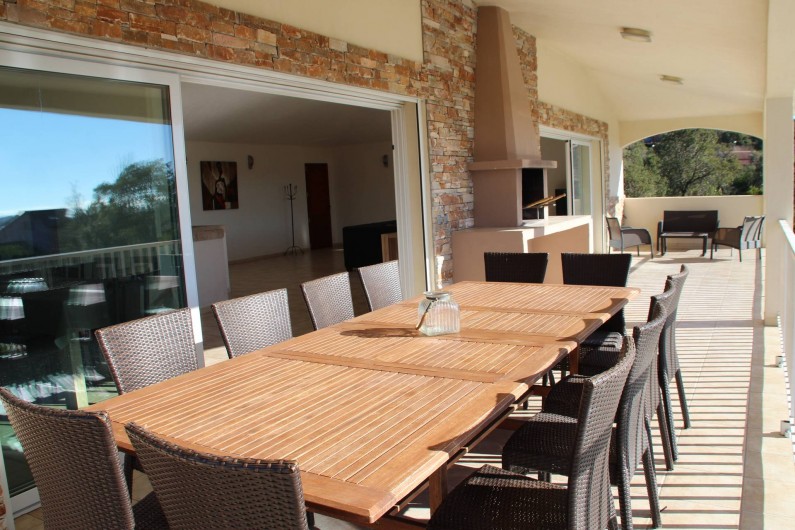 Location de vacances - Villa à Sainte-Lucie de Porto-Vecchio - TERRASSE