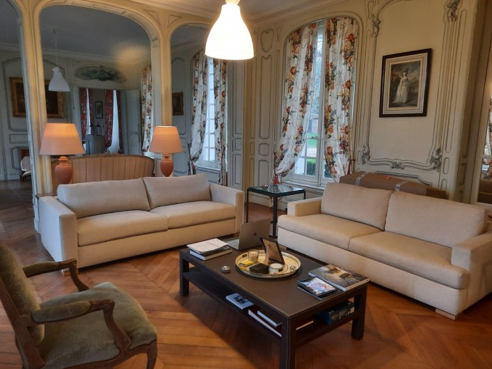 Location de vacances - Château - Manoir à Mesnil-Verclives - le salon
