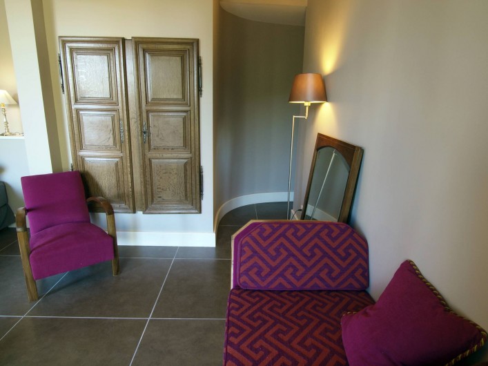 Location de vacances - Appartement à Sète - Espace salon de la chambre Saint Clair