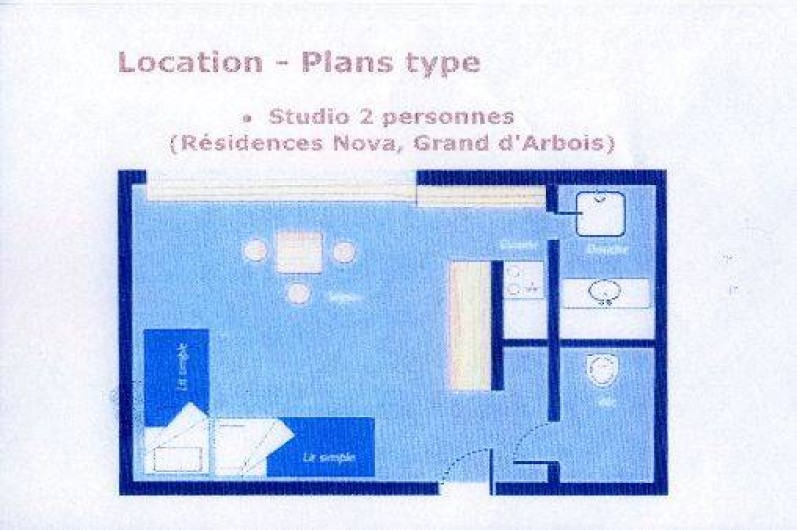 Location de vacances - Studio à Les Arcs