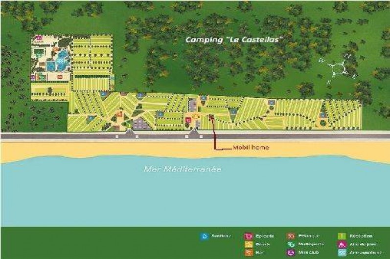 Location de vacances - Camping à Sète