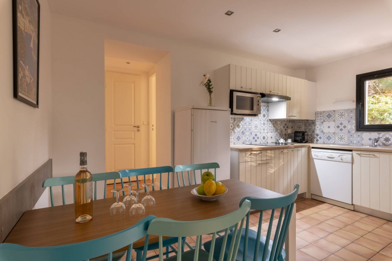 Location de vacances - Appartement à Rayol-Canadel-sur-Mer - Appartement vue jardin jusqu'à 6pers.