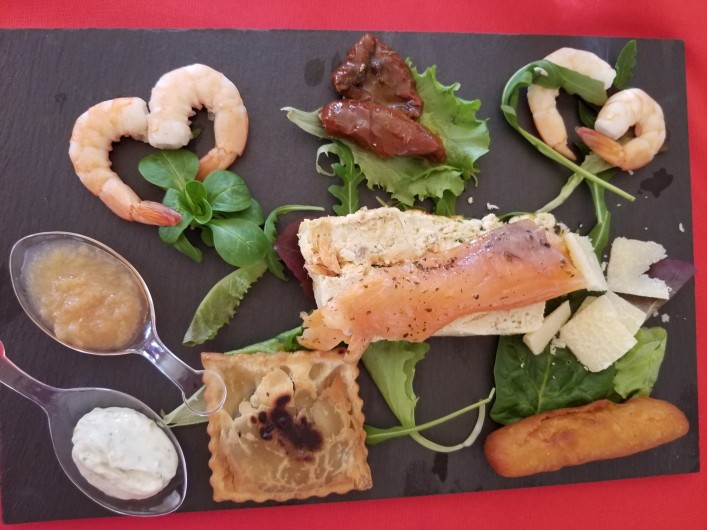 Location de vacances - Chambre d'hôtes à Lus-la-Croix-Haute - assiette rivière