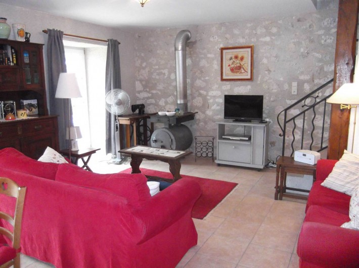 Location de vacances - Maison - Villa à Lauzerte - Coin salon