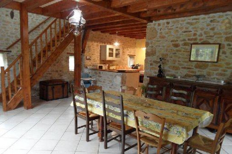 Location de vacances - Gîte à Saint-Chamassy - salle à manger