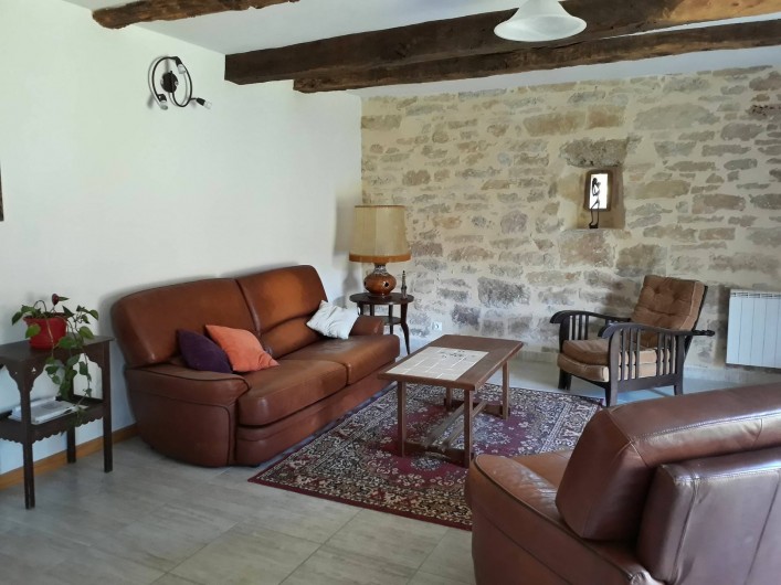 Location de vacances - Gîte à Martiel - Gîte Rosa, salon