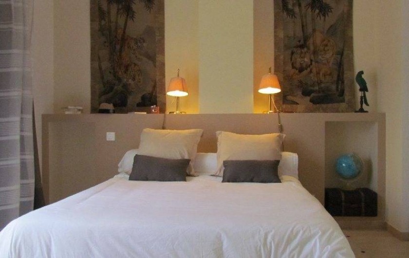 Location de vacances - Gîte à La Rouquette - Chambre Voyage