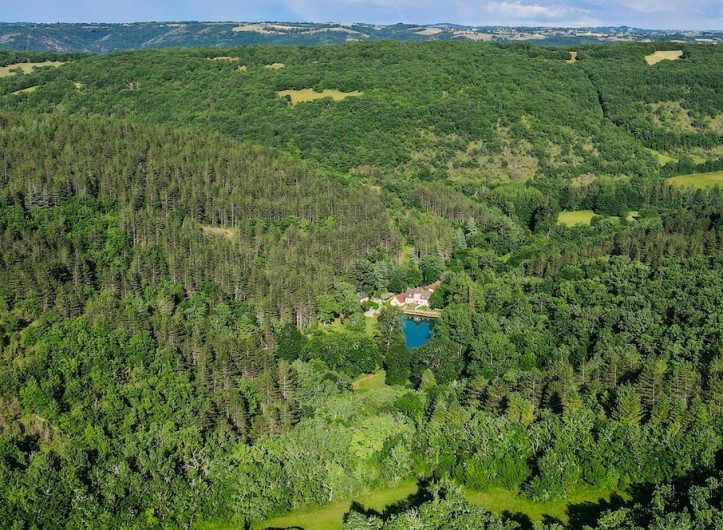 Location de vacances - Gîte à La Rouquette - Le domaine de 35 hectares