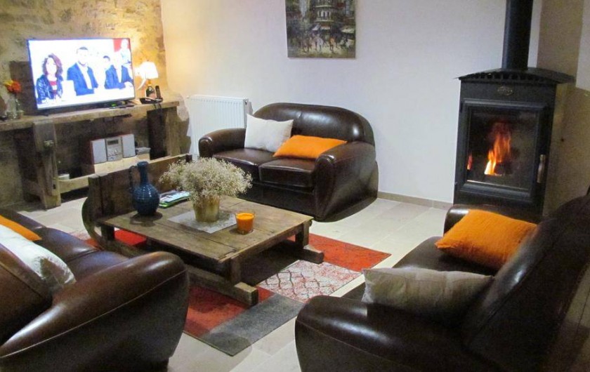 Location de vacances - Gîte à La Rouquette - Le salon