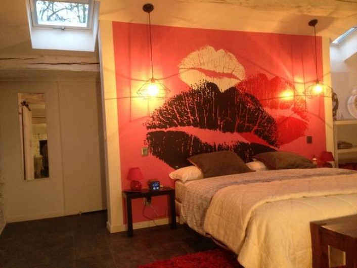 Location de vacances - Gîte à Pezens - Chambre " Ô à la Bouche"