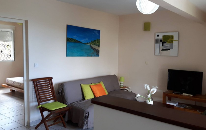 Location de vacances - Appartement à Les Trois-Îlets - Le séjour -2