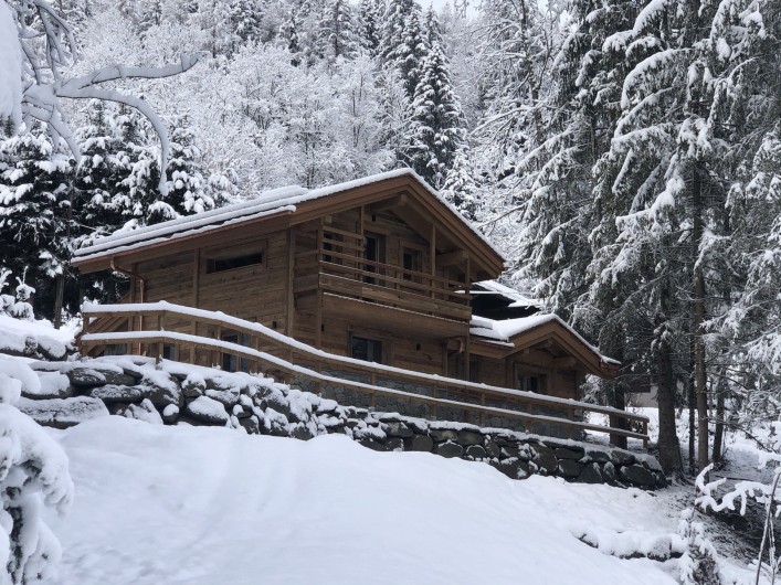 Location de vacances - Chalet à Chamonix-Mont-Blanc - LE CHABLEGY de face