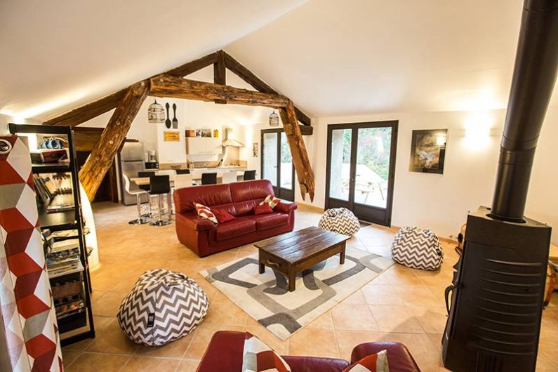 Location de vacances - Gîte à Castanet-le-Haut - Séjour - cuisine 50 m²