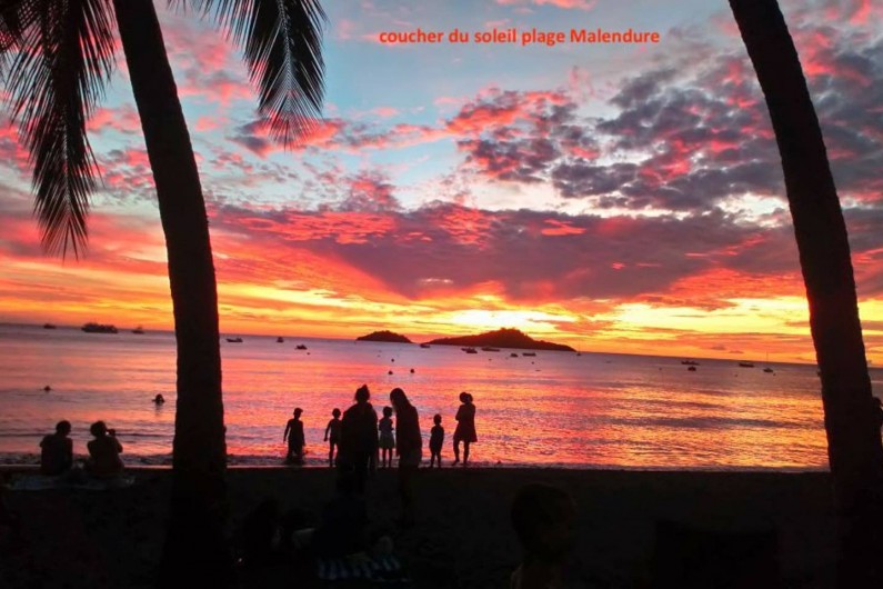 Location de vacances - Villa à Bouillante - COUCHER DE SOLEIL PLAGE 5MN A PIEDS