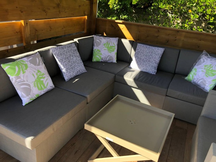 Location de vacances - Villa à Bouillante - SALON EXTERIEUR