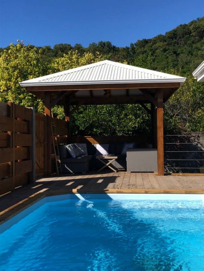 Location de vacances - Villa à Bouillante - SALON EXTERIEUR