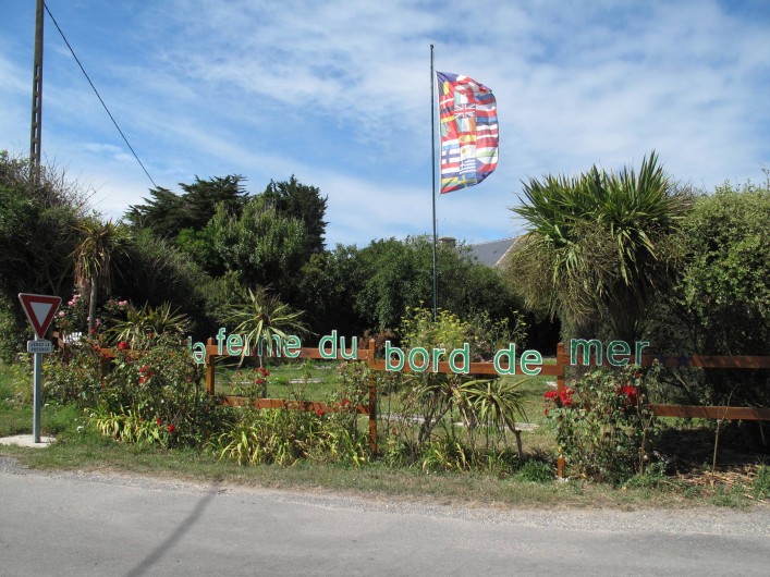 Location de vacances - Bungalow - Mobilhome à Gatteville-le-Phare - Entrée du camping