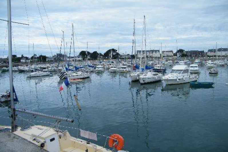 Location de vacances - Villa à Sarzeau - Port de Saint-Jacques vu du phare au bout de la jetée
