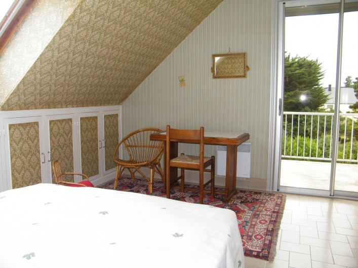 Location de vacances - Villa à Sarzeau - Grande chambre de l'étage