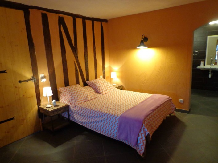 Location de vacances - Villa à Berdoues - Chambre RDC, avec salle de bain